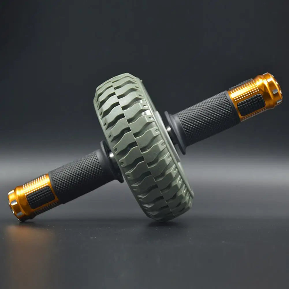 Rubber Useful Single-wheel Abdominal Fitness Gym Exercise Roller Solid Ab Wheel Roller Anti-slip Gym Supply