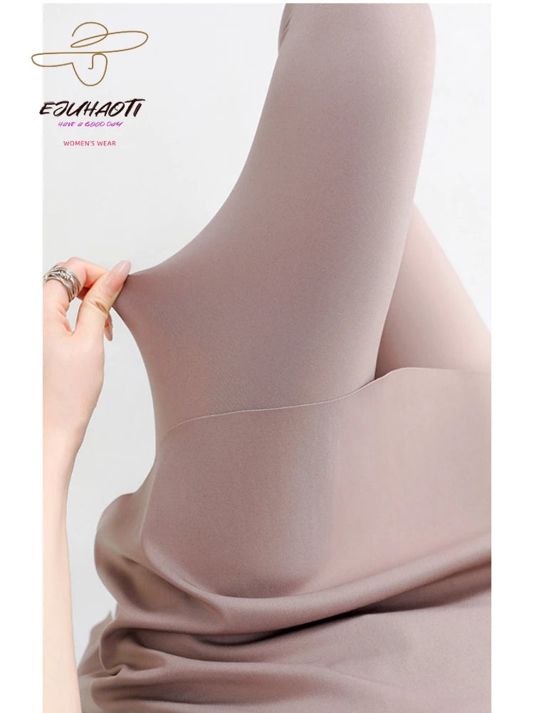 2024 Yoga Women High Waist Slim Hip Lifting Running Fitness Shark Pants Sports Outwear Fake Two Piece Skirt Pants Women Clothing