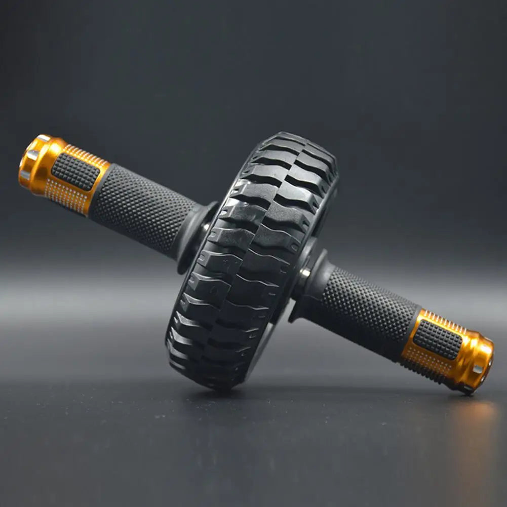 Rubber Useful Single-wheel Abdominal Fitness Gym Exercise Roller Solid Ab Wheel Roller Anti-slip Gym Supply