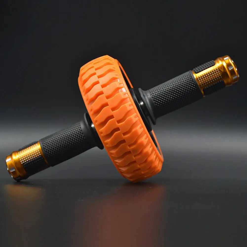 Rubber Useful Single-wheel Abdominal Fitness Gym Exercise Roller Solid Ab Wheel Roller Anti-slip Gym Supply