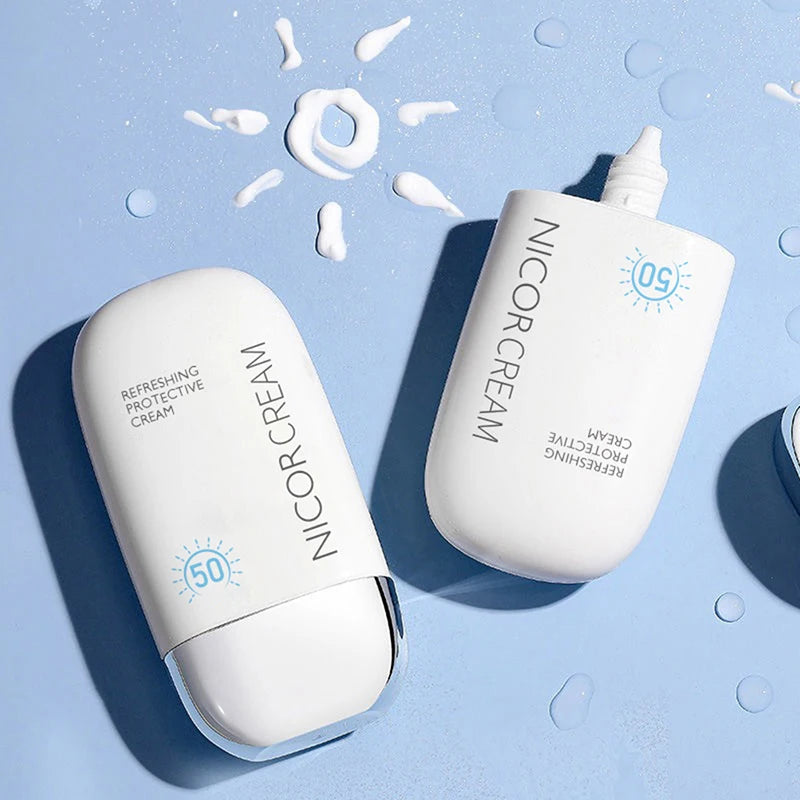 Whitening UV Sunscreen Cream SPF50 Sunblock PA+++ Moisturizing Anti Aging Dust Oil Control Reduce Melanin Skin Care