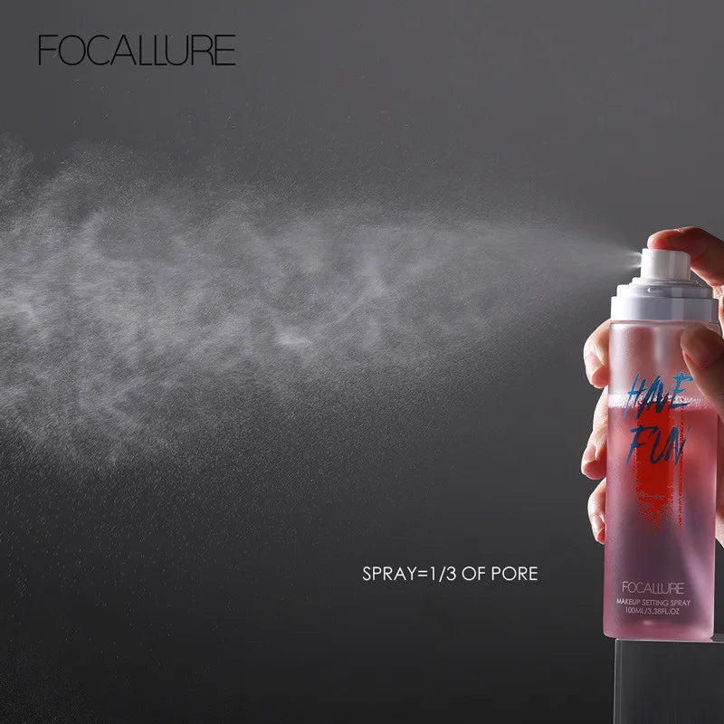 FOCALLURE Face Fixing Setting Spray 100ml Oil-control Refreshing Natural Long Lasting Moisturizing Makeup Fixer Cosmetics