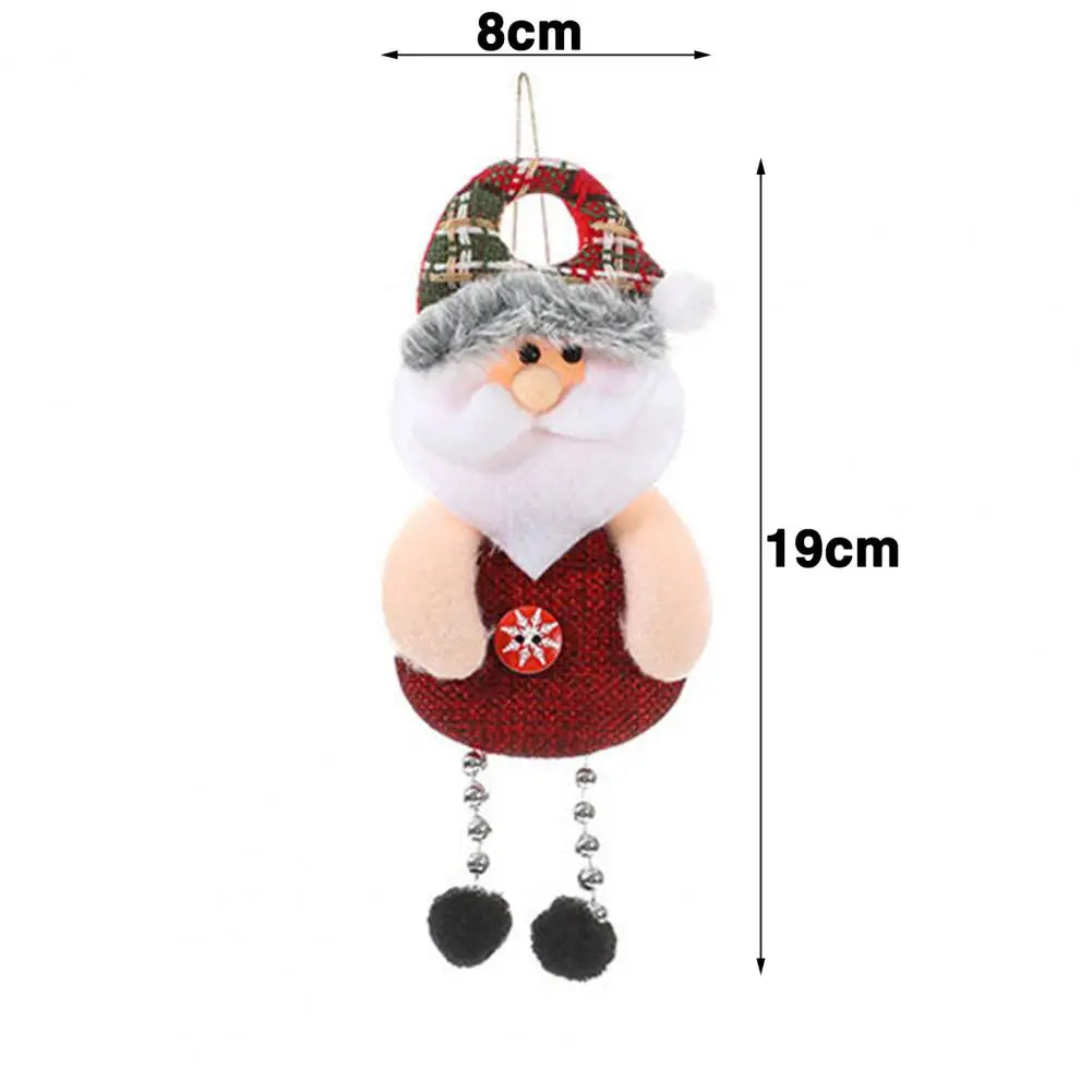 Christmas Doll Hanging Decoration Santa Claus Snowman Hanging Christmas Party Decorative Supplies 2024 Xmas Navidad Noel Gifts