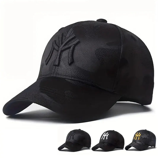 Fashion Letter Embroidery Camouflage Baseball Hats Spring and Autumn Outdoor Adjustable Casual Hats Sunscreen Hat