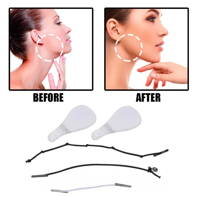 40Pcs/Set Invisible Facial Liftting Stickers Thin Face Patches Facial Line Wrinkle Sagging Skin Fast Pull Chin Adhesive Tape