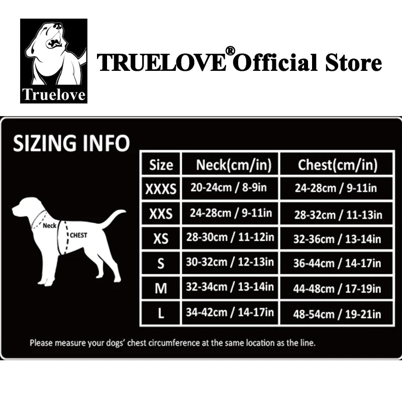 Truelove Pet Harness Soft Air Mesh Adjustable Reflective Pet Vest Small and Medium Breeds No Pull Adjustable Dog Harness TLH3016