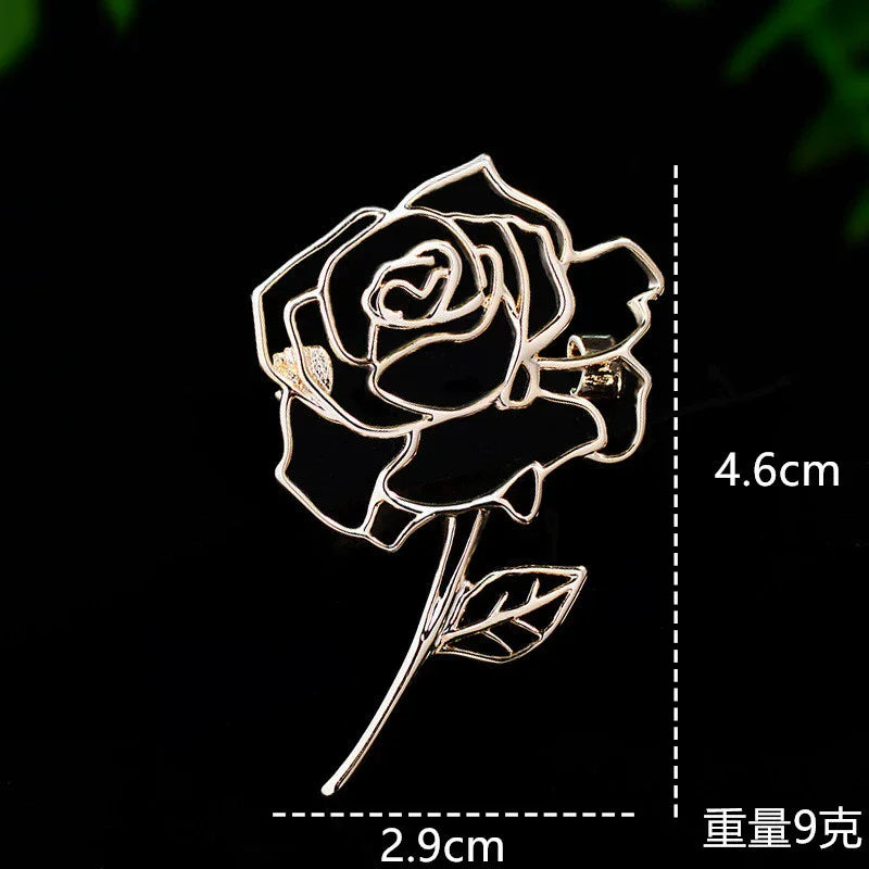 New Minimalist Hollow Out Peace Dove Brooch Exquisite Design Temperament Corsage Suit Jacket Fashionable Pin Accessories Broche