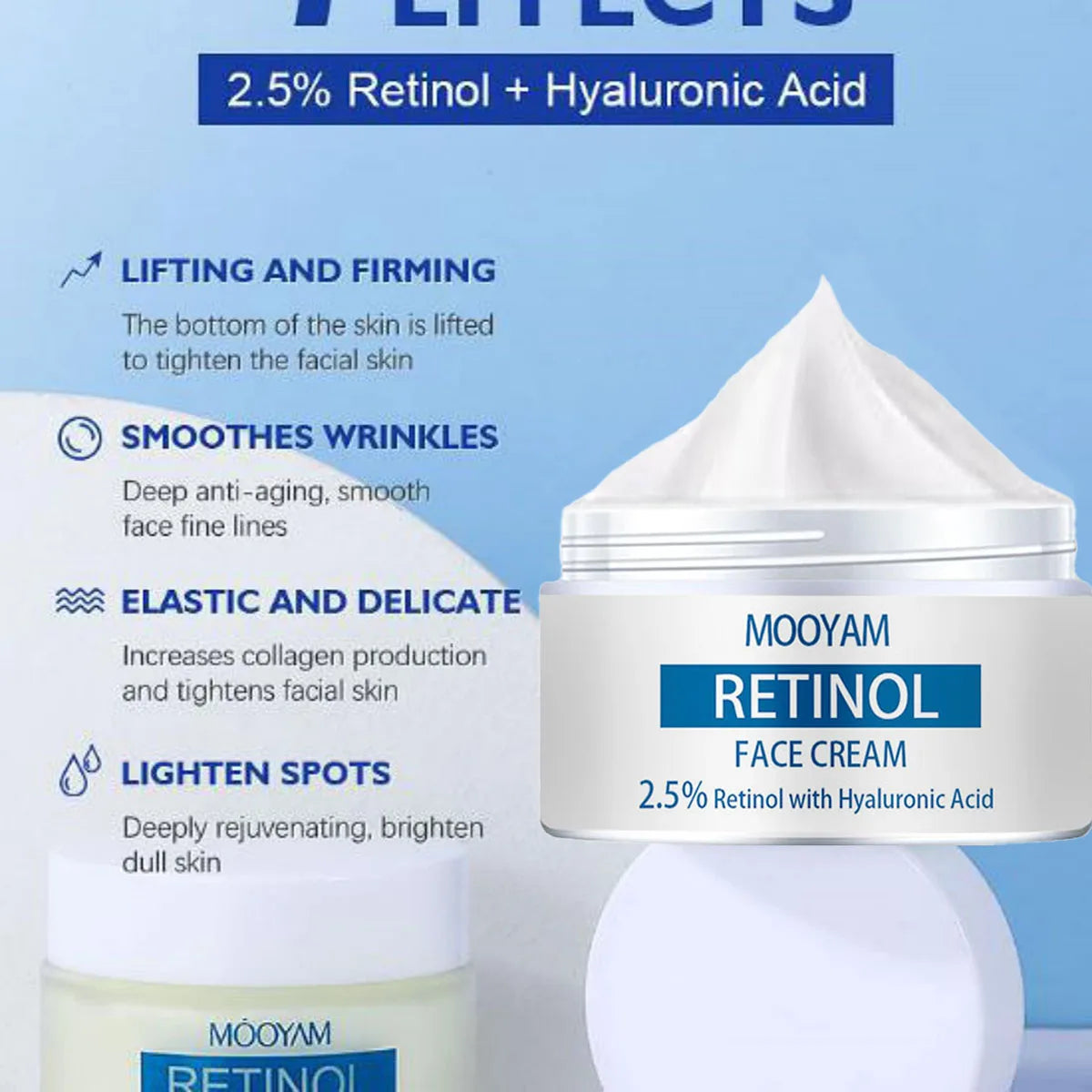 Retinol Anti Wrinkle Eye Cream Remove Eye Bags Puffiness Dark Circles Whitening Moisturizing Eyes Skin Care Cosmetics