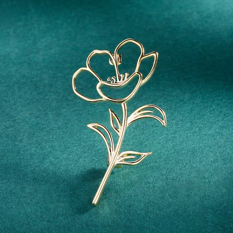 New Minimalist Hollow Out Peace Dove Brooch Exquisite Design Temperament Corsage Suit Jacket Fashionable Pin Accessories Broche