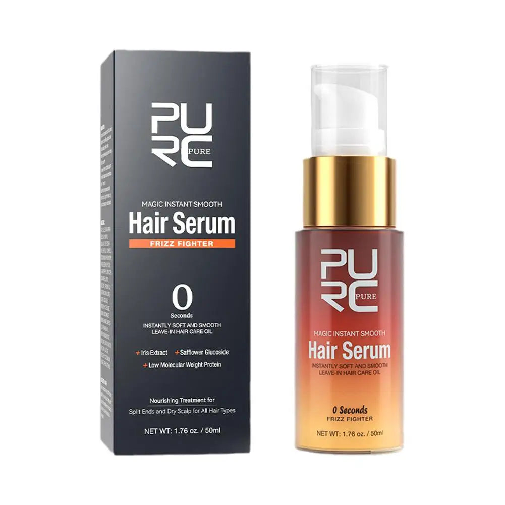 50ml/70g Magic Instant Smoothing Hair Serum Treatment Repair Damaged Frizzy Dry Leave-In Hair Oil Professional Hair Care Product