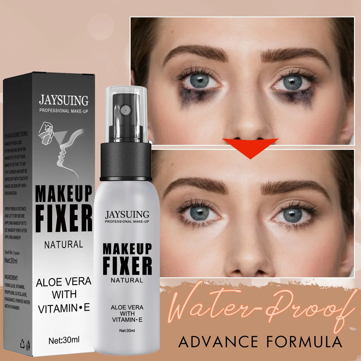 Makeup Fixing Spray Portable Makeup Oil Control Fast Film Forming Long Lasting Moisturize Natural Matte Quick Fixer Cosmetics
