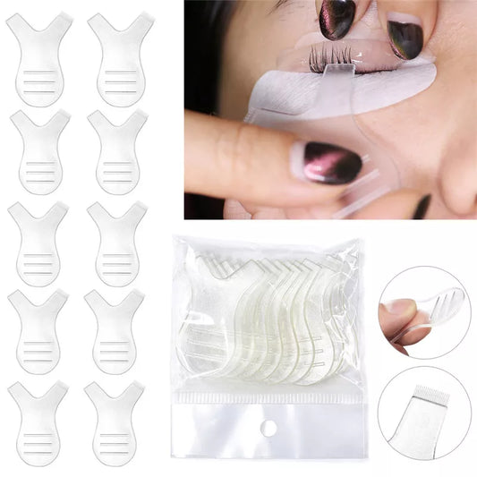 5/10pcs 4.8cm Transparent Silicone Eyelashes Lift Lifting Curler Eye Lash Extension Graft Brush Tool Accessories