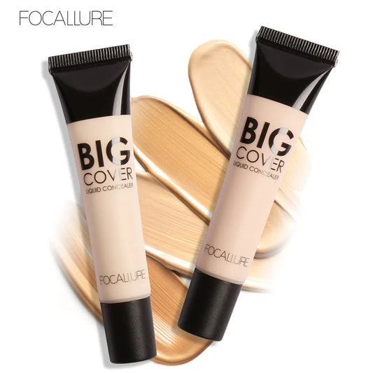 FOCALLURE 4 Colors Liquid Concealer Makeup Facial Corrector Waterproof Natural Base Face Foundation Cream Women Cosmetics