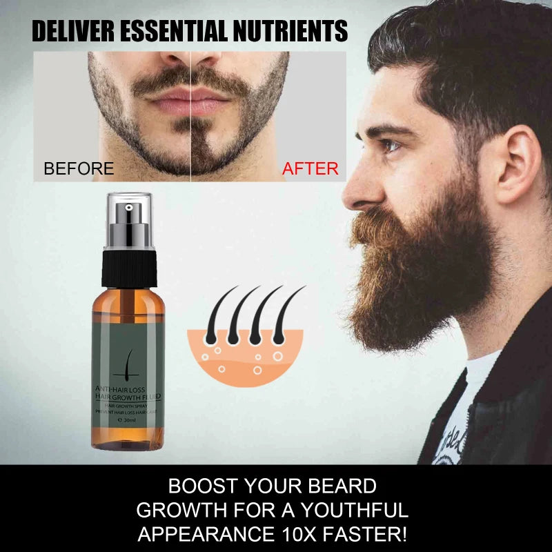 Beard Growth Essential Oil For Men Nourishing Repairing Moustache Treatment Thicker Beard Fast Growing Grooming Serum Products