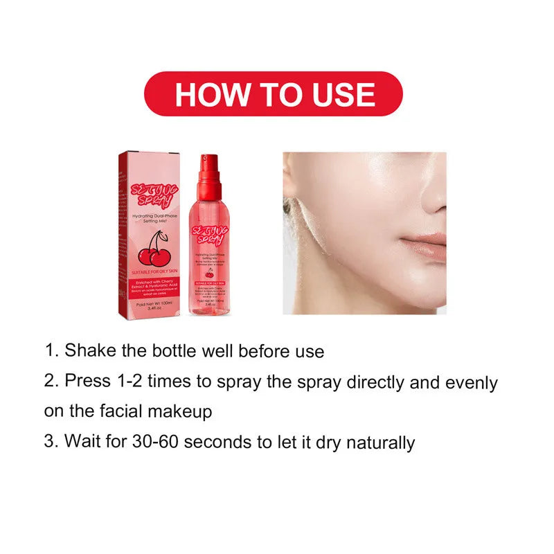 Makeup Setting Spray Moisturizing Lotion Hydrate Oil Control Long-lasting Make Up Natural Matte Refreshing Quick Fixer Cosmetics